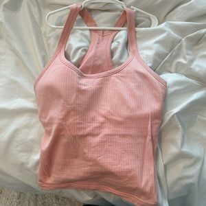 lululemon cropped ebb to street tank